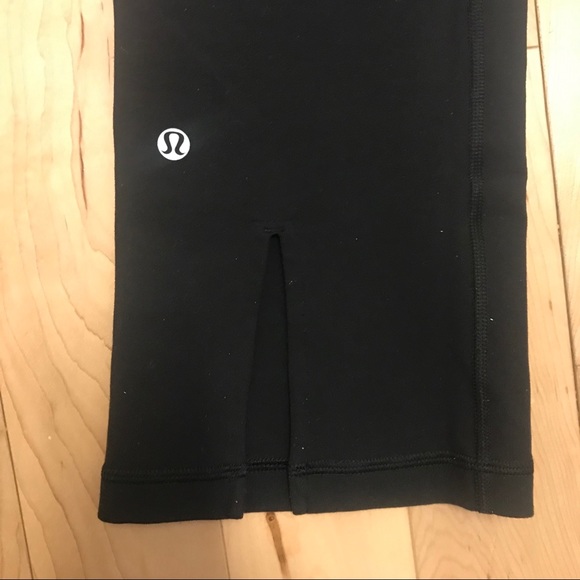Lululemon Boogie Split Calf Drawstring Luon Capri - Picture 5 of 8